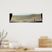 Panoramisch uitzicht van Mars 2 Poster (Keuken)
