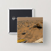Panoramisch uitzicht van Mars 5 Vierkante Button 5,1 Cm (Voorkant /achterkant)