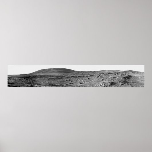 Panoramisch uitzicht van Mars 6 Poster (Voorkant)