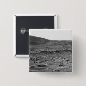 Panoramisch uitzicht van Mars 6 Vierkante Button 5,1 Cm (Voorkant /achterkant)