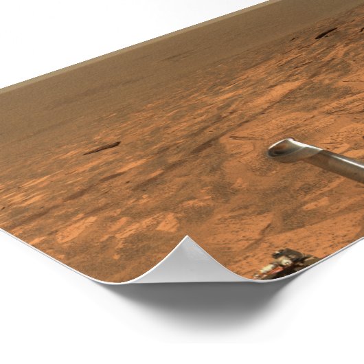 Panoramisch uitzicht van Mars 9 Poster (Hoek)
