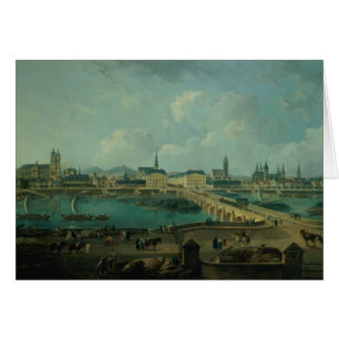 Panoramisch Uitzicht van Tours, 1787 (olie op doek