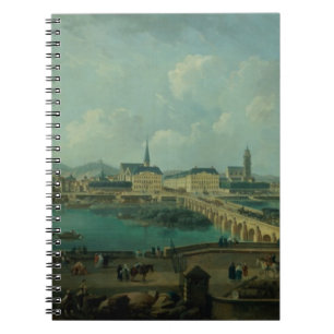 Panoramisch Uitzicht van Tours, 1787 (olie op doek Notitieboek