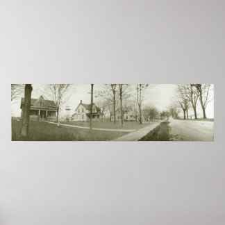 panoramisch van Kelleys Island W Lakeshore Dr. Poster