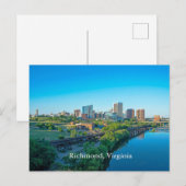 Panoramisch zicht op Richmond, Virginia Briefkaart (Voorkant / Achterkant)