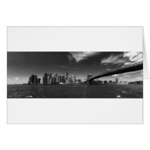 Panoramisch Zwart Wit Brooklyn