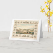 Panoramische Kaart 1855 van de Heuvel van (Gele Bloem)