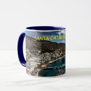 Panoramische Mok van Santa Catalina