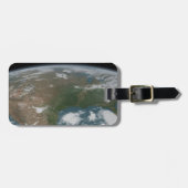 Panoramische planeet Aarde en de VS. 2 Bagagelabel (Voorkant horizontaal)