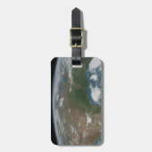 Panoramische planeet Aarde en de VS. 2 Bagagelabel (Voorkant verticaal)