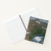 Panoramische planeet Aarde en de VS. 2 Notitieboek (Binnen)