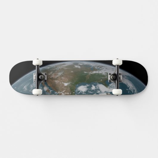 Panoramische planeet Aarde en de VS. 2 Skateboard (Horizontaal)