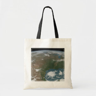 Panoramische planeet Aarde en de VS. 2 Tote Bag