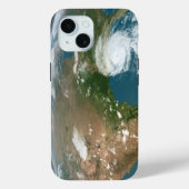Panoramische planeet Aarde en de VS. Case-Mate iPhone Case (Achterkant)