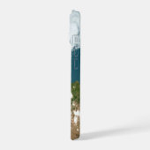 Panoramische planeet Aarde en de VS. iPhone 15 Hoesje (Linkerkant)