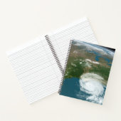 Panoramische planeet Aarde en de VS. Notitieboek (Binnen)