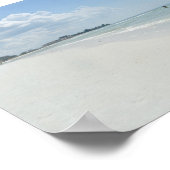 Panoramische strand foto poster (Hoek)