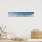 Panoramische strand foto poster (Keuken)