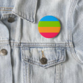 Panoromantische Pride-vlag Ronde Button 5,7 Cm (In situ)