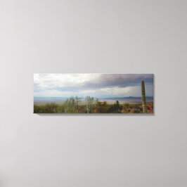 Panoromic of Arizona Monsoon Landschap Canvas Afdruk
