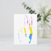 pans pride - vredesteken briefkaart (Staand voorkant)