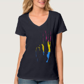 pans pride - vredesteken t-shirt (Voorkant)
