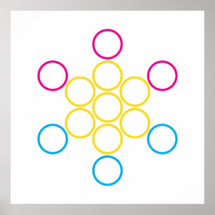 panSacred cirkels Poster