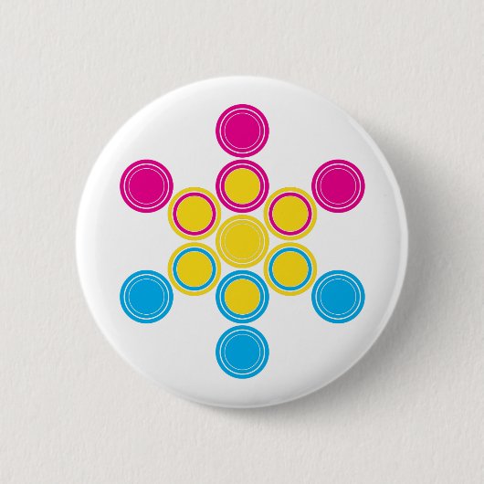 panSacred cirkels Ronde Button 5,7 Cm (Voorkant)