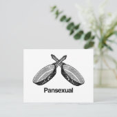 Panseksueel - briefkaart (Staand voorkant)