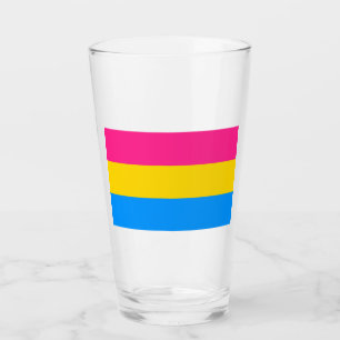 Panseksuele kleuren glas