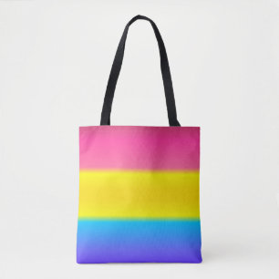 Panseksuele Pan Gradient Pride Flag: Horizontaal Draagtas