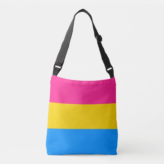 Panseksuele vlag crossbody tas (Voorkant)