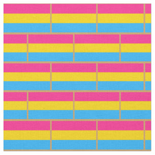 Panseksuele vlag en mode van de Pride-gemeenschap Stof