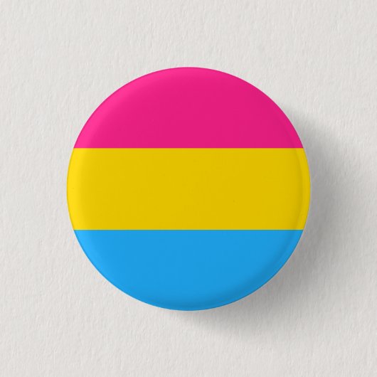 Panseksuele vlag- en pridegemeenschap/Button Ronde Button 3,2 Cm (Voorkant)
