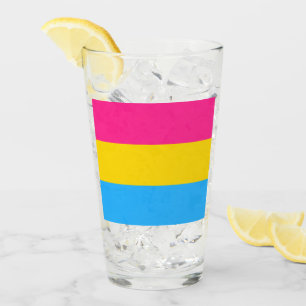 Panseksuele vlag glas