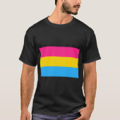 Panseksuele vlag t-shirt (Voorkant)