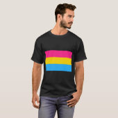 Panseksuele vlag t-shirt (Voorkant volledig)