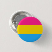 Panseksuele vlaggenknop/pen ronde button 3,2 cm (Voorkant /achterkant)