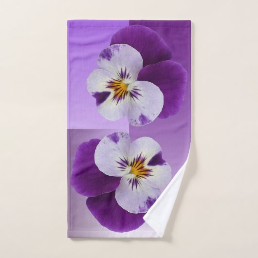 Pansement blanc pourpre (Serviette à main)