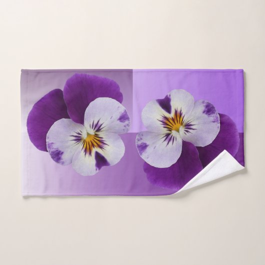 Pansement blanc pourpre (Serviette à main)