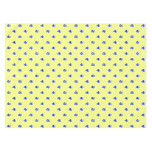 Pansement bleu sur jaune - Nappe (Devant (Horizontal))