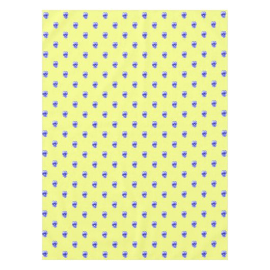 Pansement bleu sur jaune - Nappe (Devant)