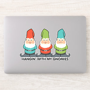 Panser Avec Mes Gnomies Homies Amis Sticker