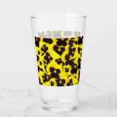 Panseuse Jaune Et Brown, Verre À Boire (Dos)