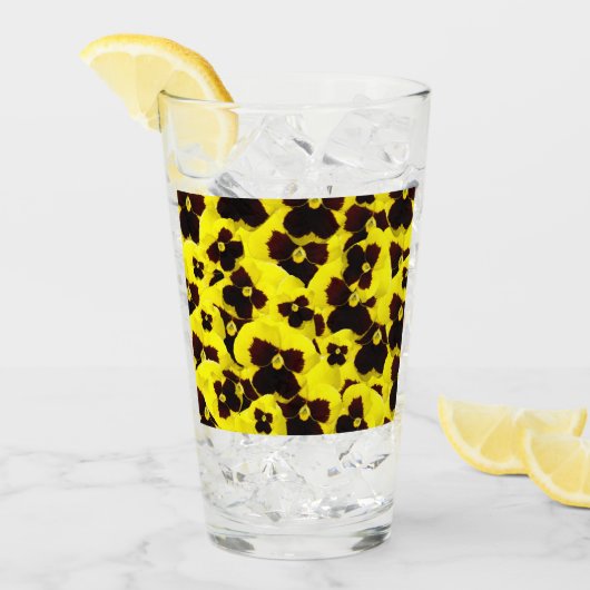 Panseuse Jaune Et Brown, Verre À Boire (Devant glace)