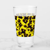 Panseuse Jaune Et Brown, Verre À Boire (Devant)