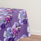 Panseuse violette Carré nappe florale (In Situ)