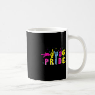 Pansexual ASL Pride Pan Rainbow Gebarentaal Doof Koffiemok