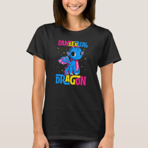 Pansexual Dragon Cute Trendy Majestic Lgbtq Pan Pa T-shirt
