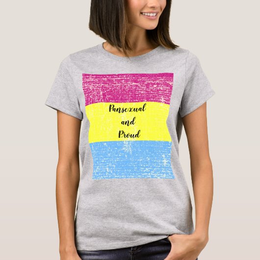 Pansexual en Proud T-shirt (Voorkant)